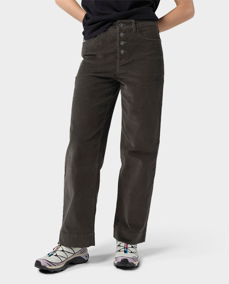 Women's Rivet Wide Leg Cord - Image 4