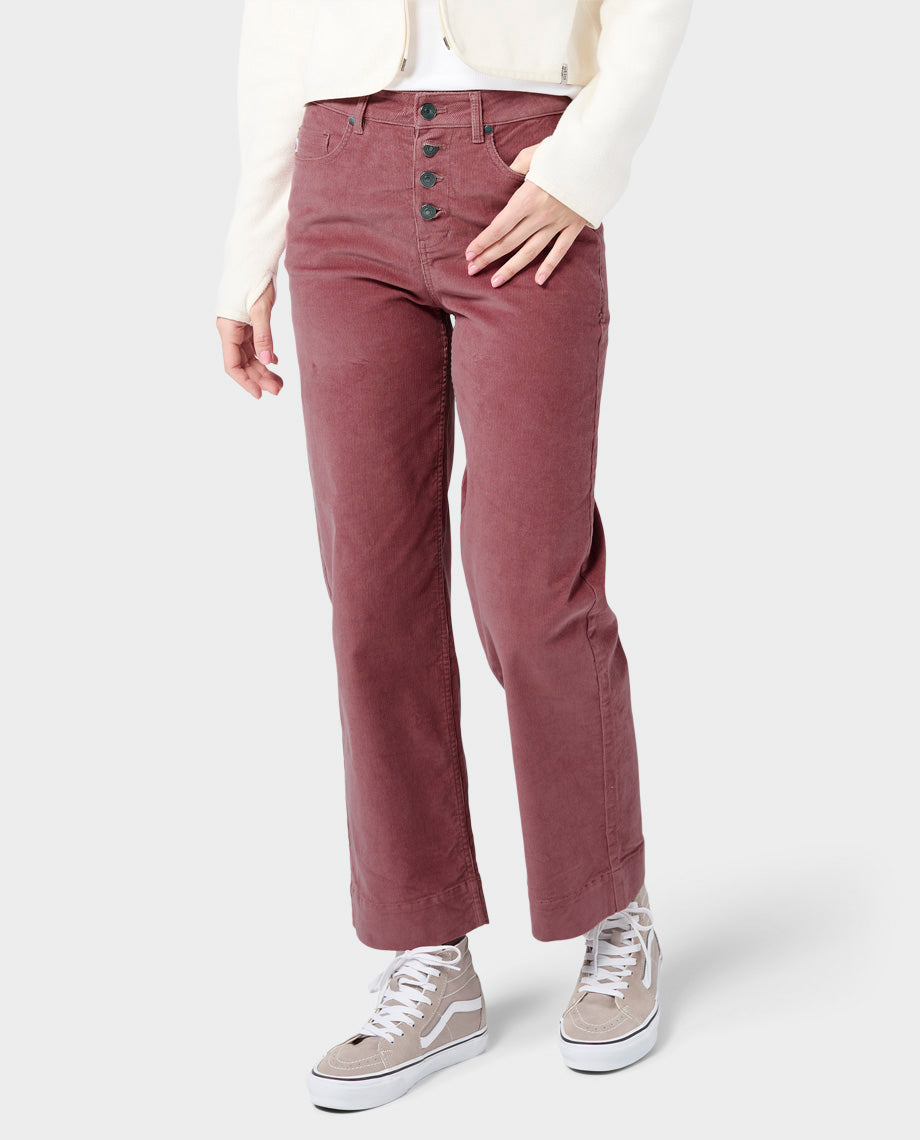 Women's Rivet Wide Leg Cord - Image 21