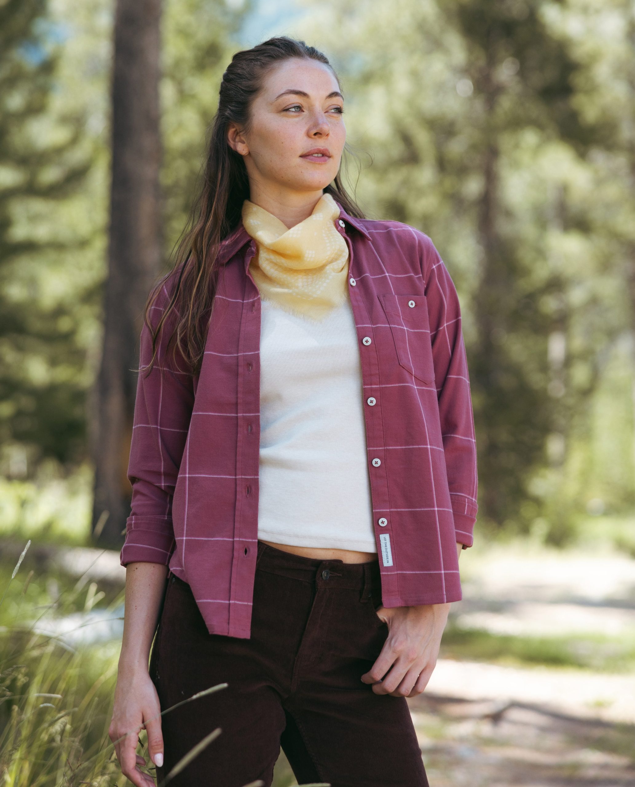 Women's Miter Stretch Lightweight Flannel Shirt - Image 30