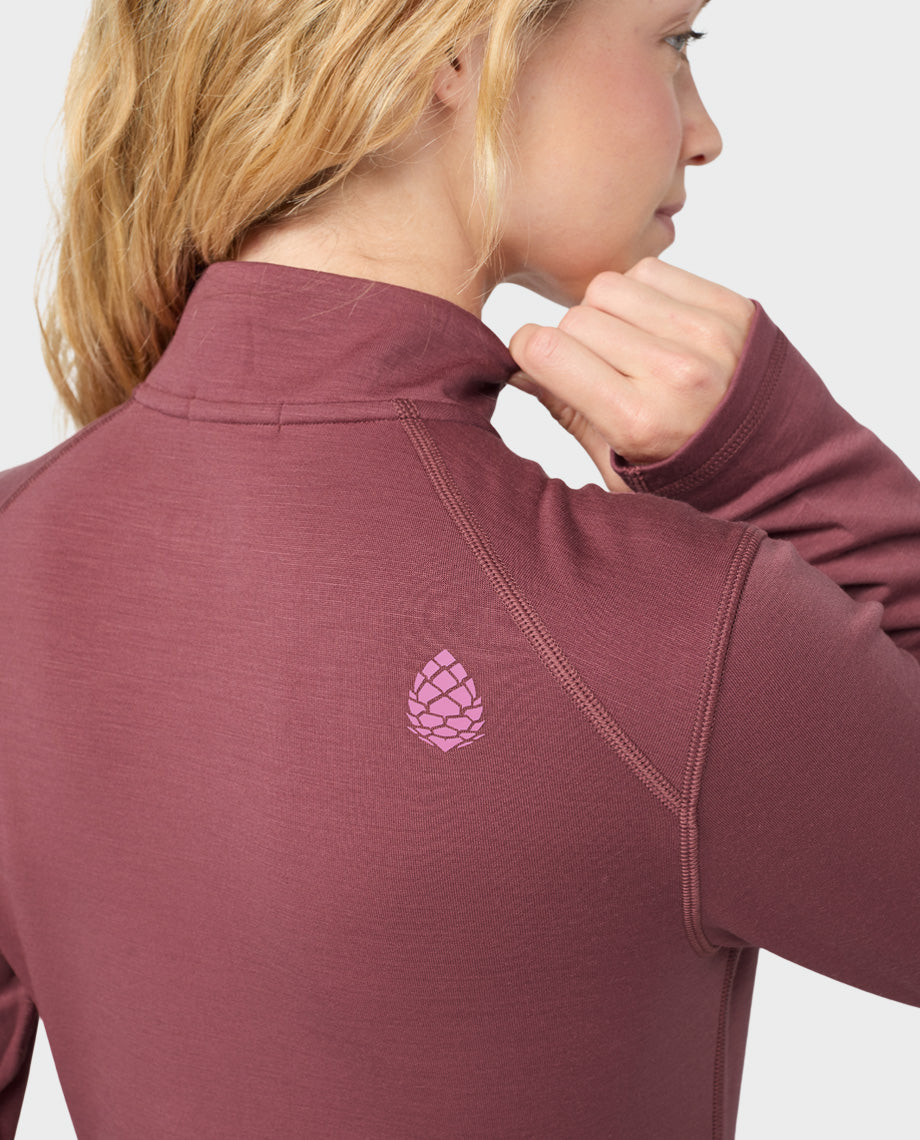 Women's Basis PeakWool Midweight Half Zip - Image 21