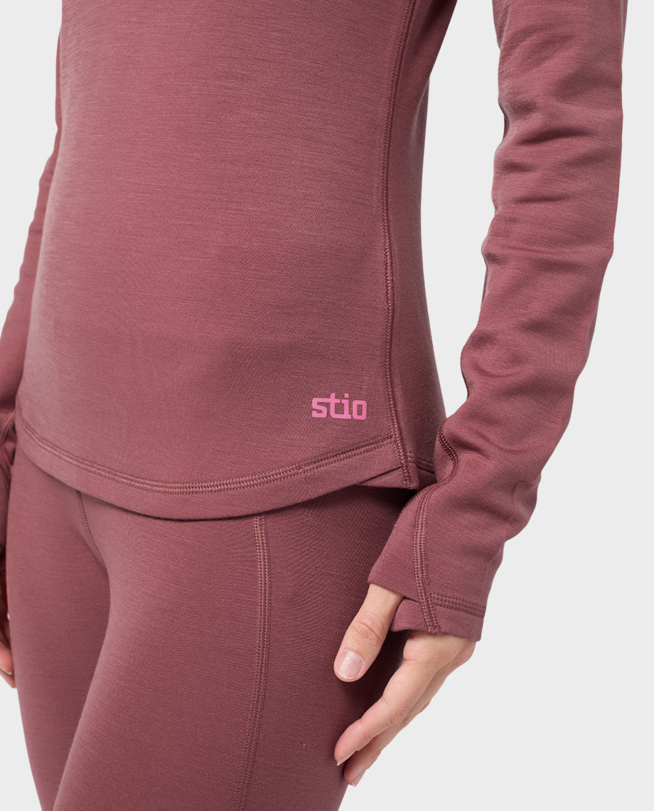 Women's Basis PeakWool Midweight Half Zip - Image 22