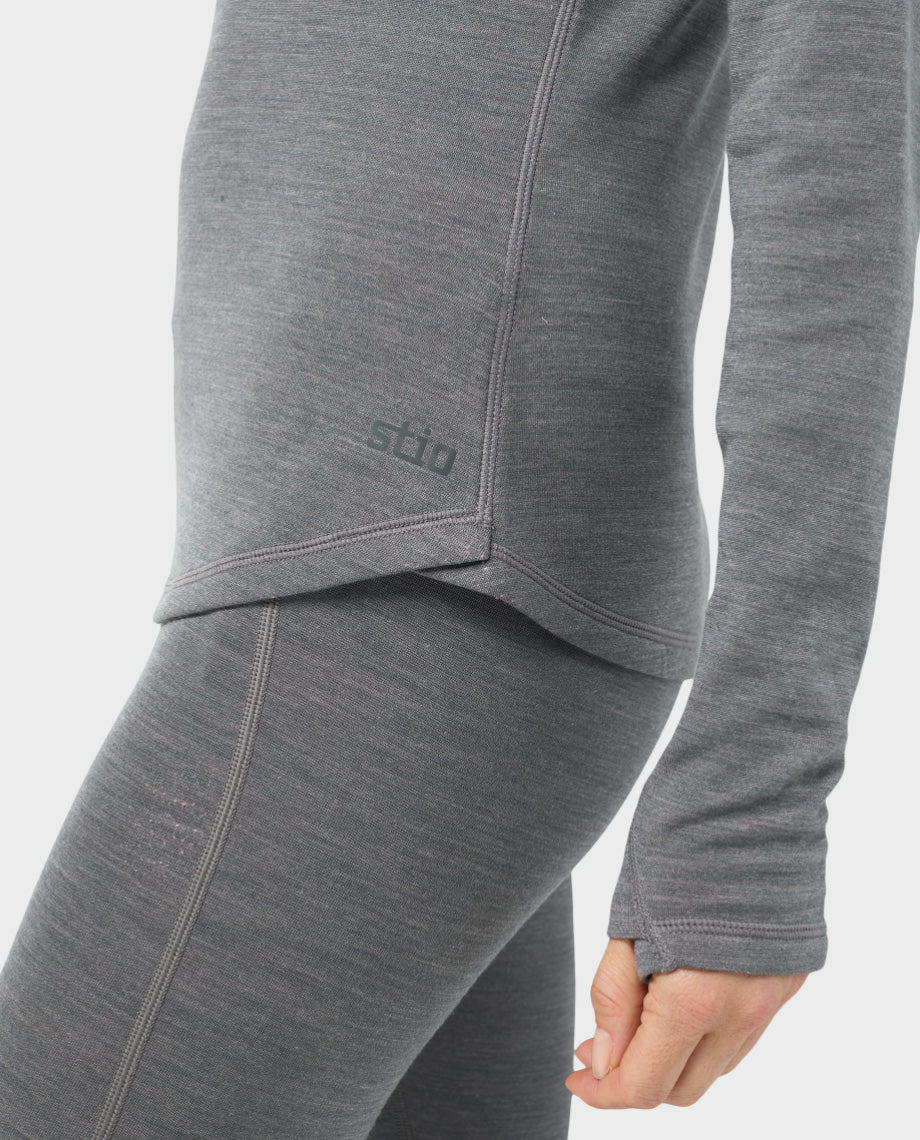 Women's Basis PeakWool Midweight Crew LS - Image 20