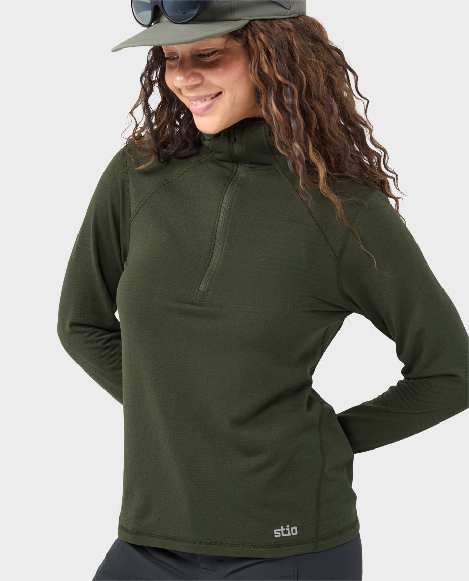 Women's Trax Power Grid Half Zip Hoodie - Image 27