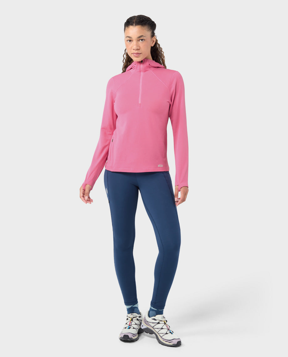 Women's Trax Power Grid Half Zip Hoodie - Image 16