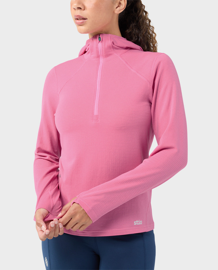 Women's Trax Power Grid Half Zip Hoodie - Image 17