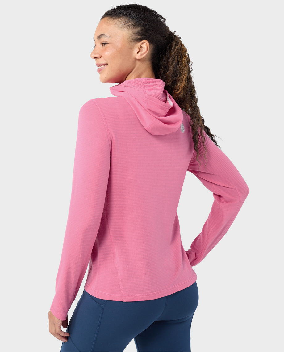 Women's Trax Power Grid Half Zip Hoodie - Image 18