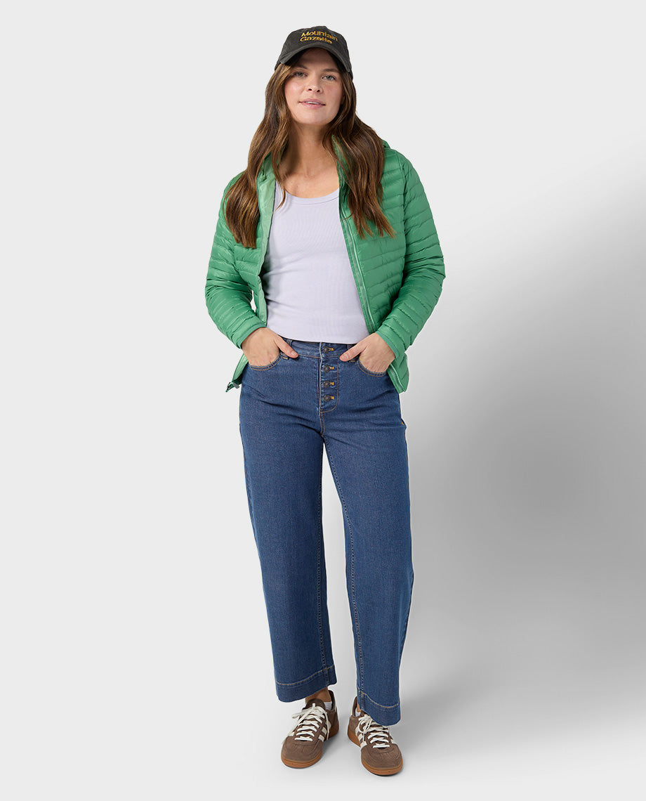 Women's Rivet Wide Leg Jean - Image 14