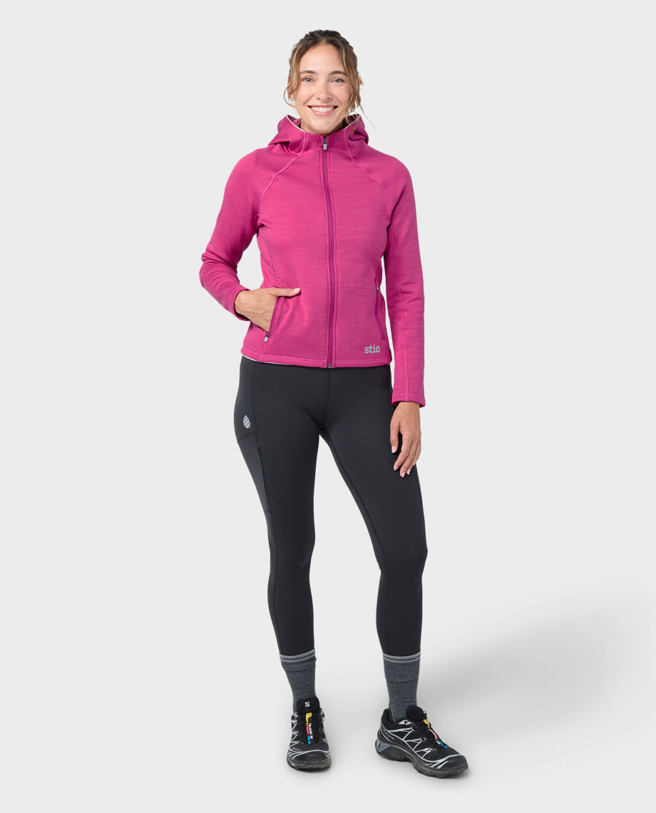 Women's Glide Power Stretch Full Zip Hoodie - Image 10