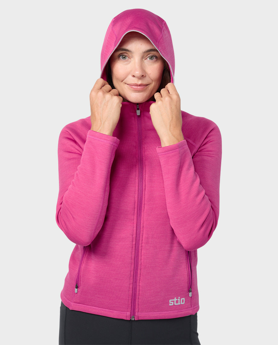 Women's Glide Power Stretch Full Zip Hoodie - Image 15
