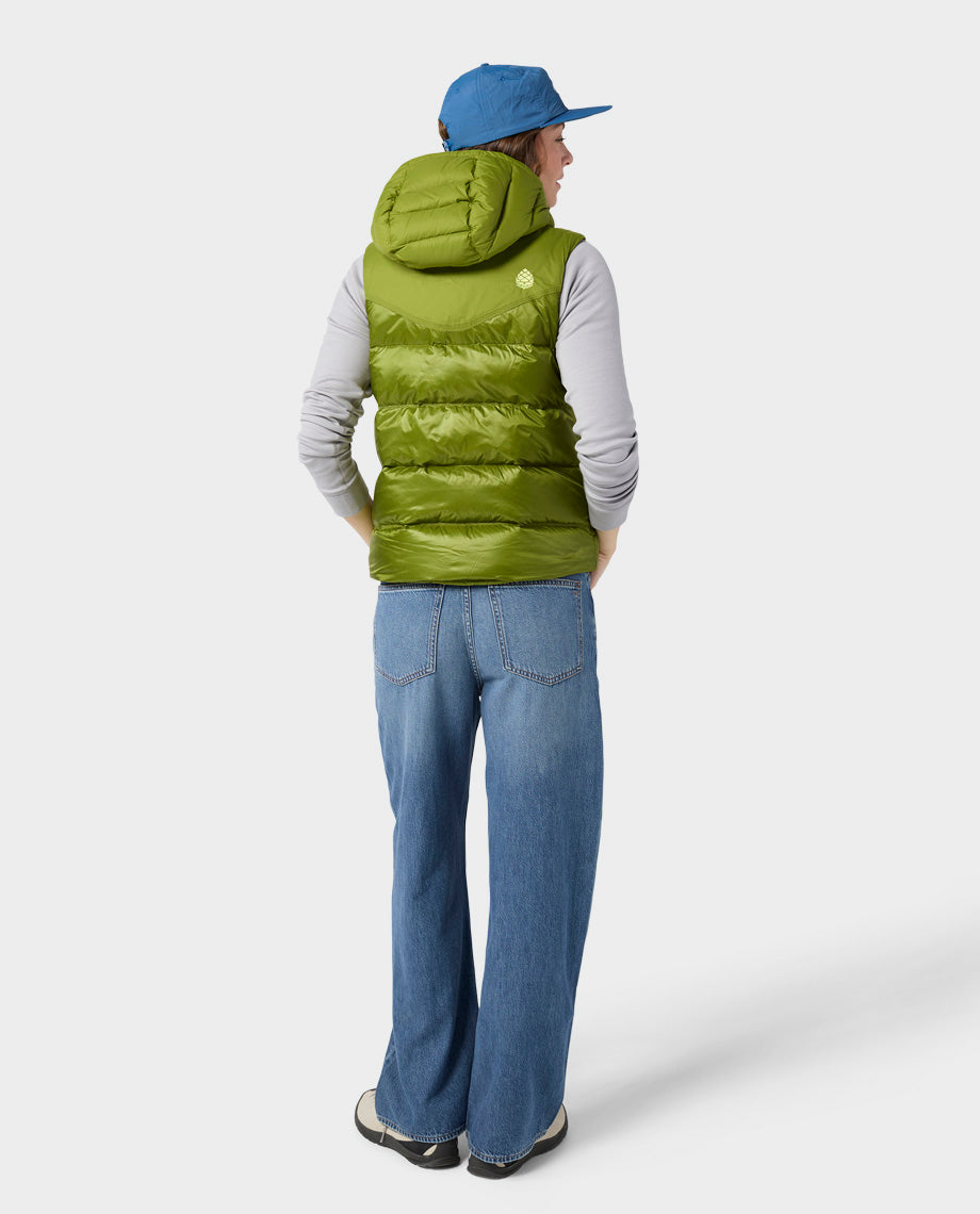 Women's Hometown Down Hooded Vest - Image 5