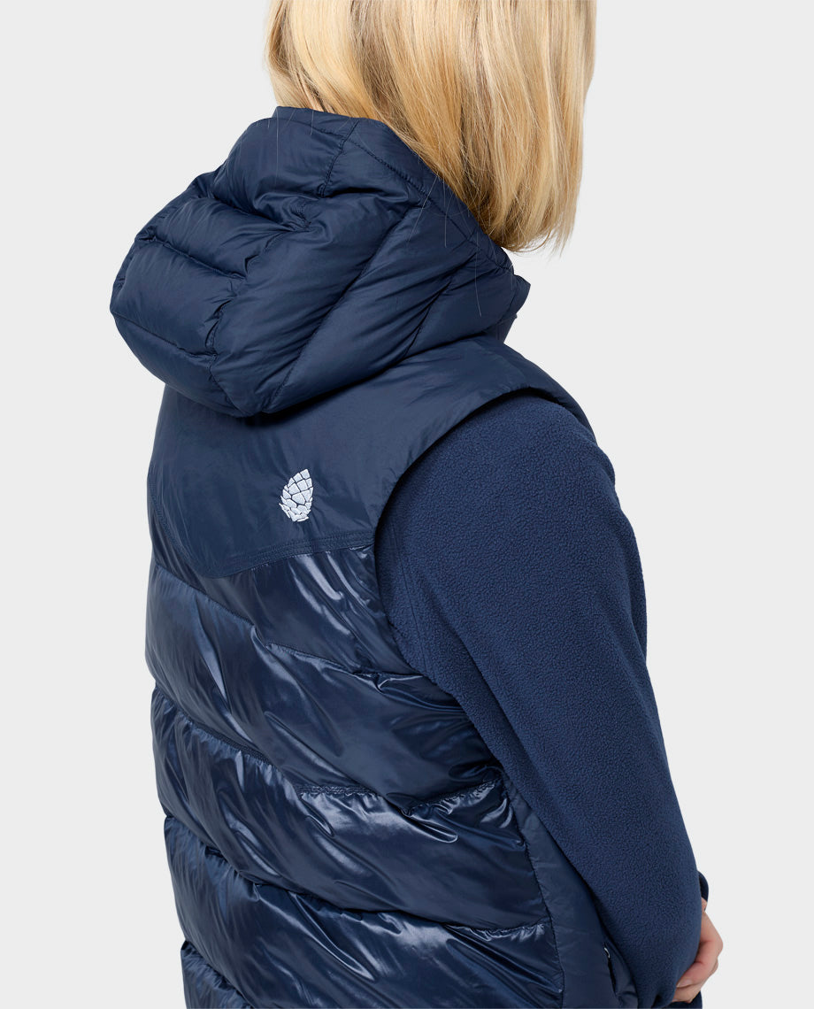 Women's Hometown Down Hooded Vest - Image 12
