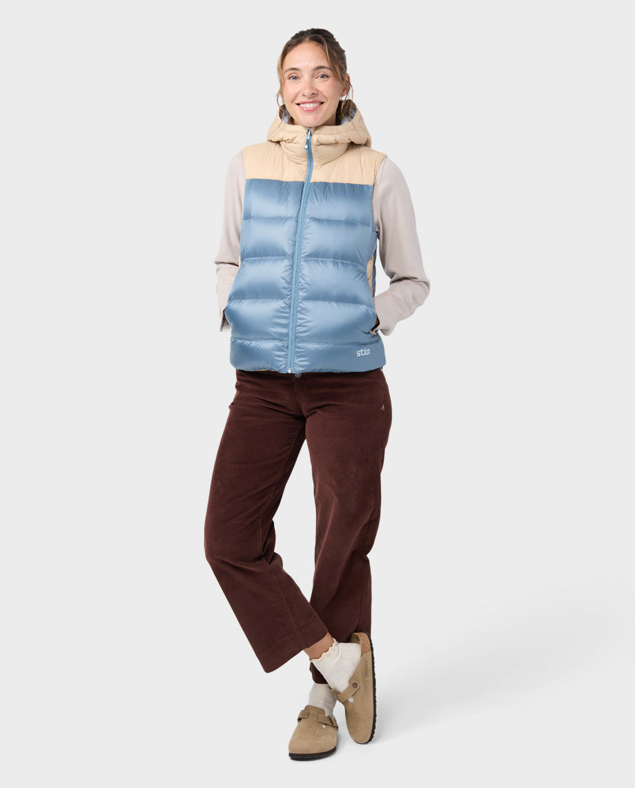 Women's Hometown Down Hooded Vest - Image 19