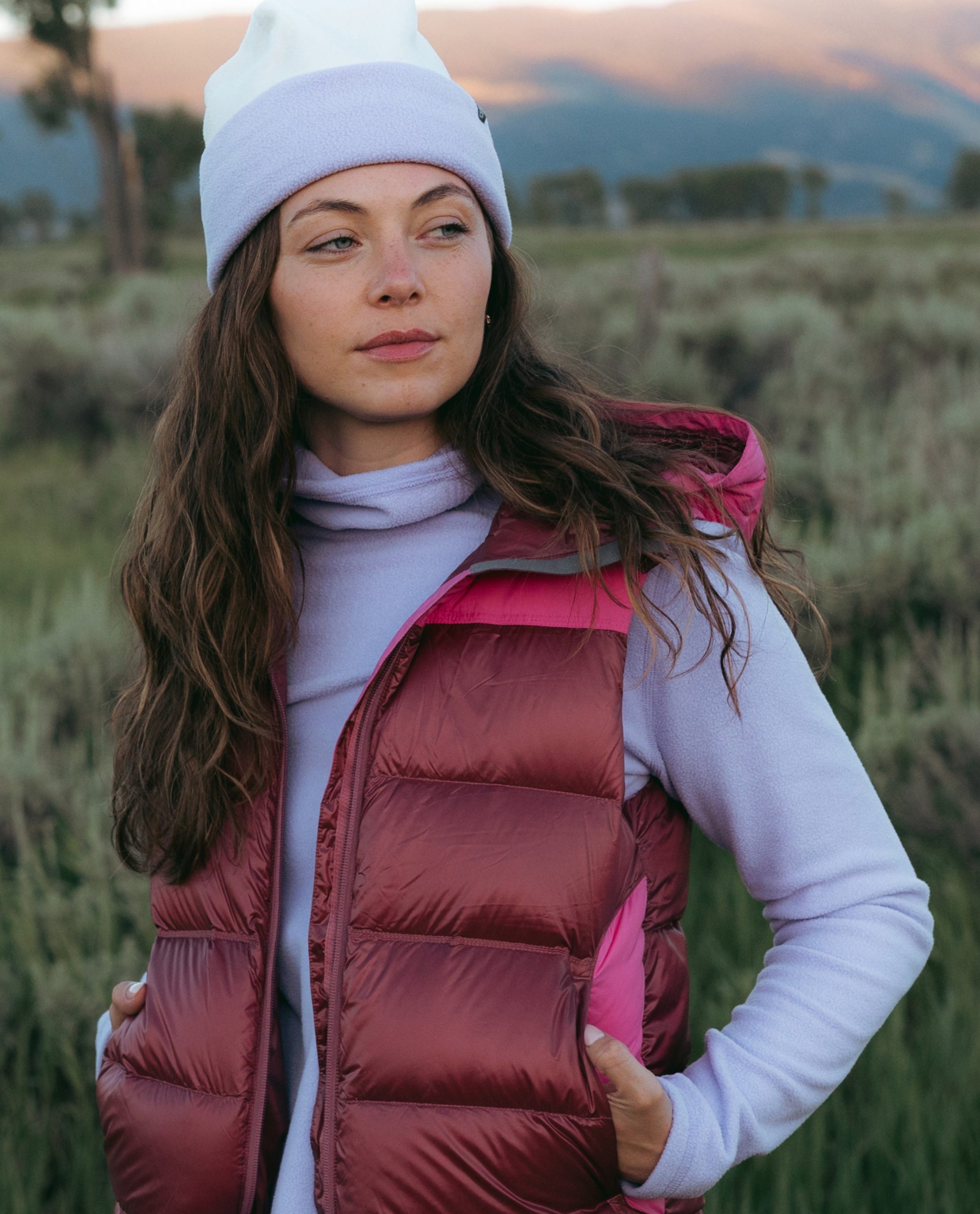 Women's Hometown Down Hooded Vest - Image 29