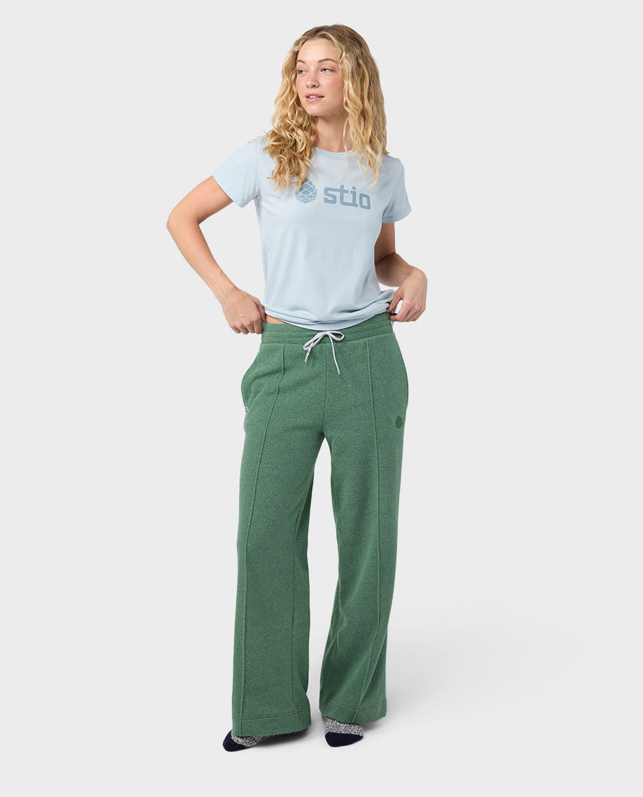 Women's Turpin Fleece Wide Leg Pant - Image 7