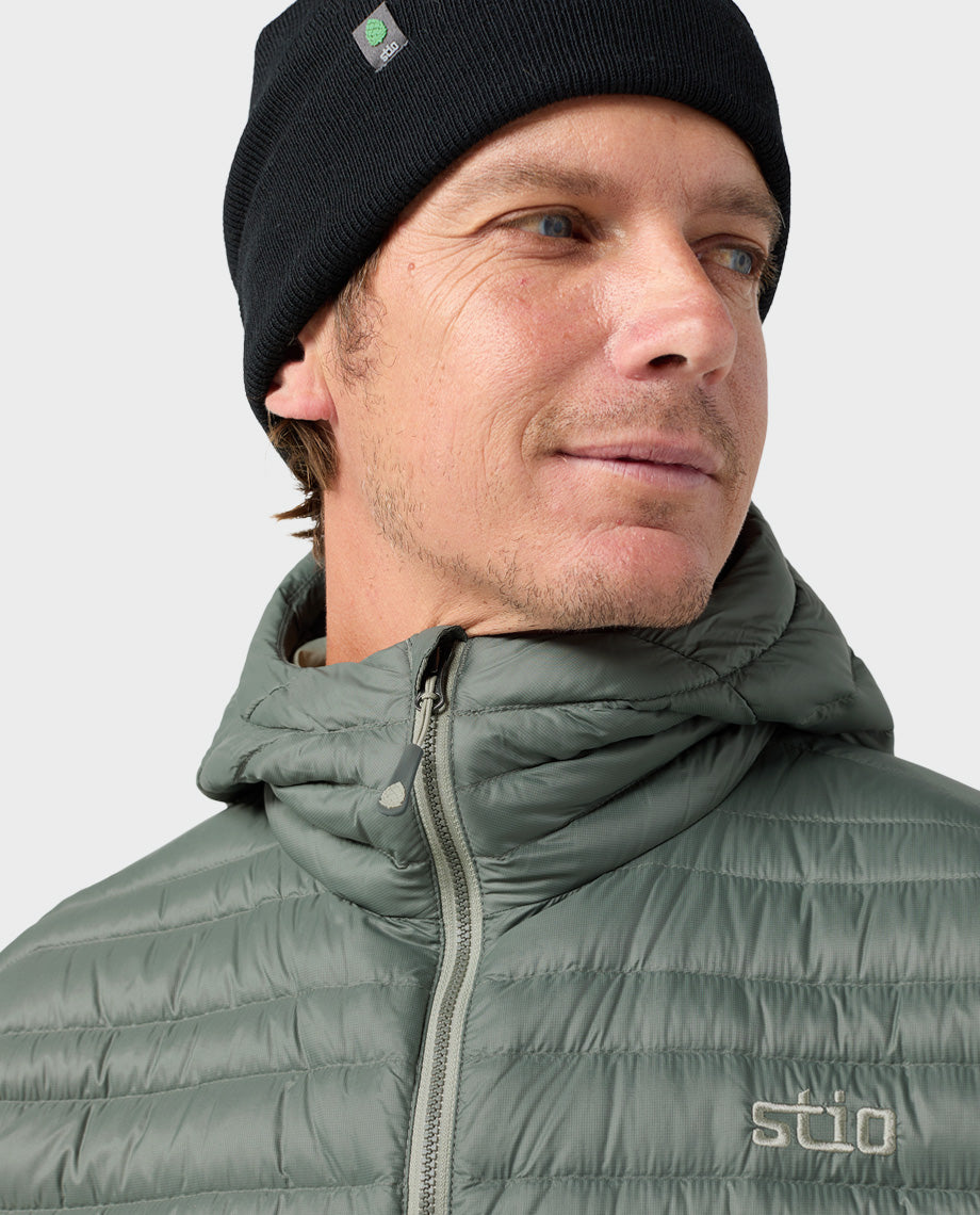 Men's Pinion Down Hooded Jacket - Image 4