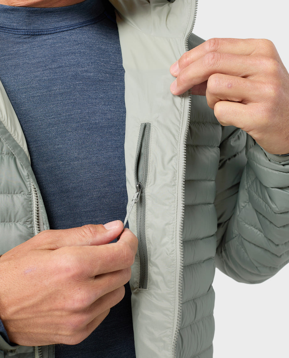 Men's Pinion Down Hooded Jacket - Image 6