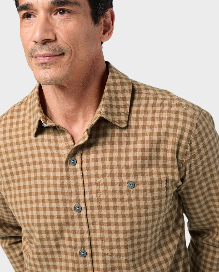 Men's Miter Stretch Lightweight Flannel Shirt - Image 5