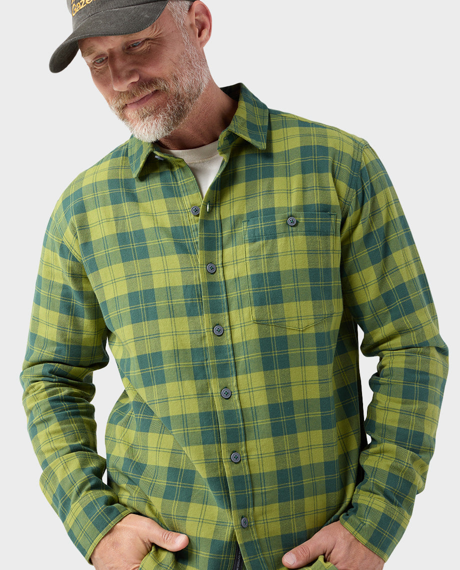 Men's Miter Stretch Lightweight Flannel Shirt - Image 30