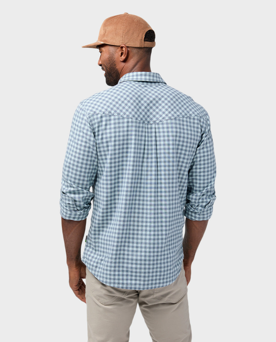 Men's Miter Stretch Lightweight Flannel Shirt - Image 12