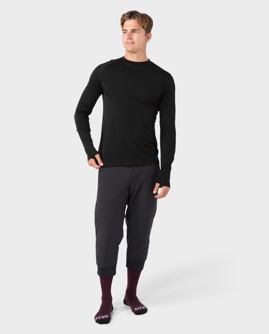 Men's Basis PeakWool Lightweight Crew LS - Image 3