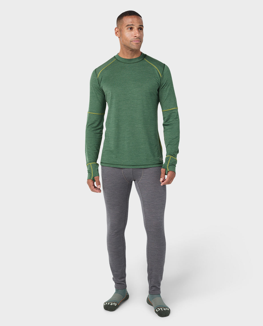 Men's Basis PeakWool Lightweight Crew LS - Image 12