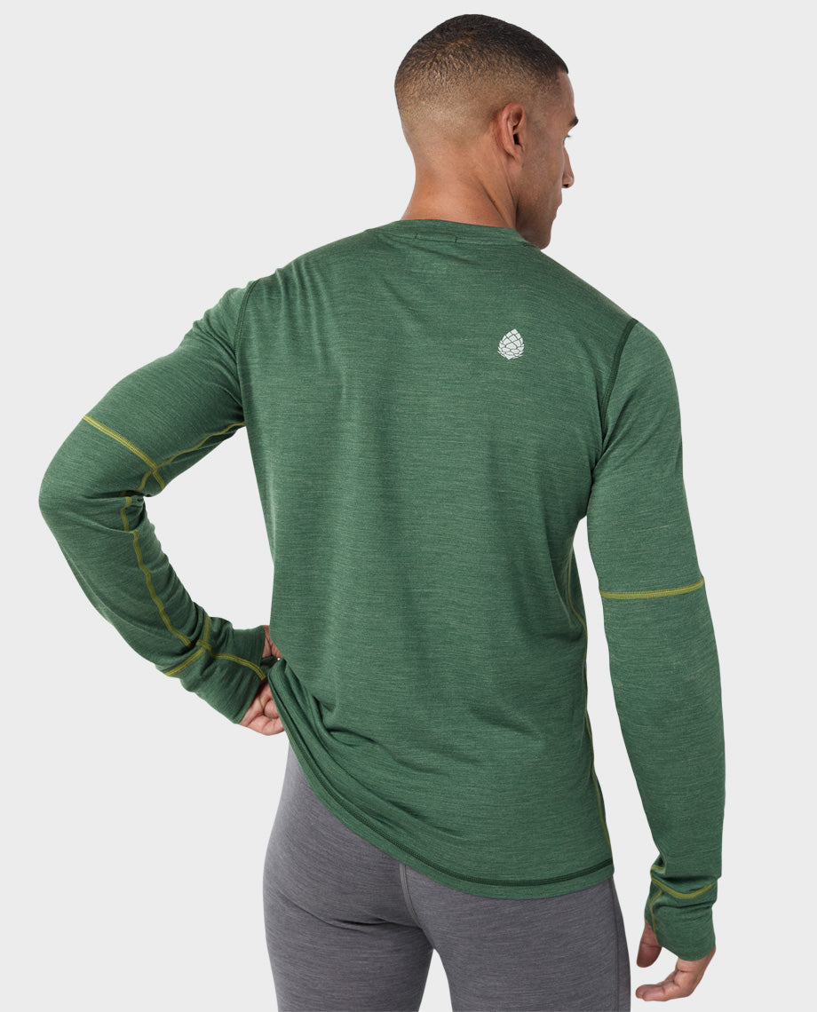 Men's Basis PeakWool Lightweight Crew LS - Image 15