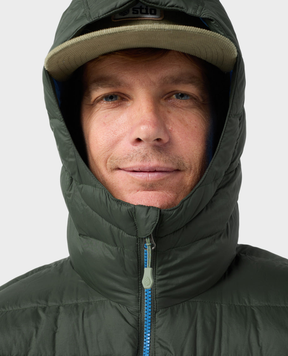 Men's Hometown Down Hooded Jacket - Image 6