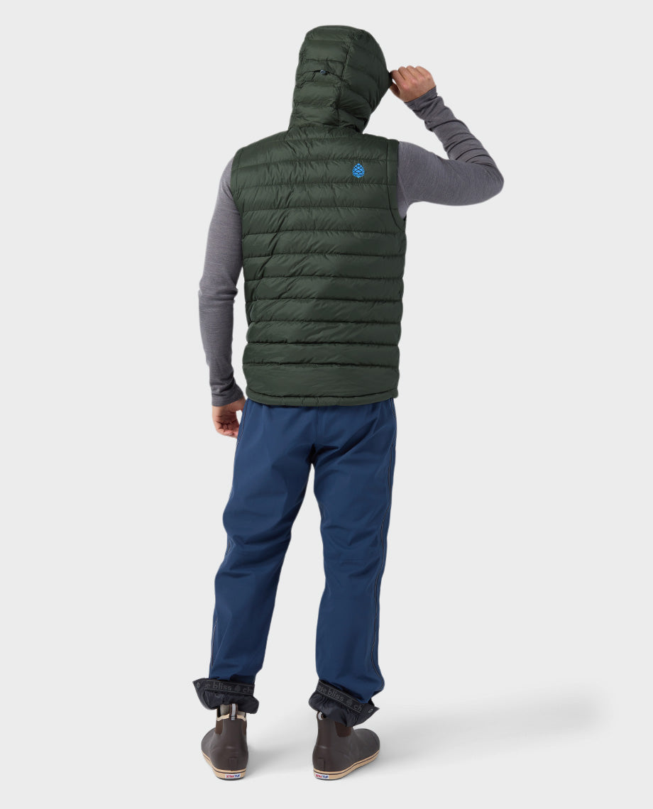 Men's Hometown Down Hooded Vest - Image 5