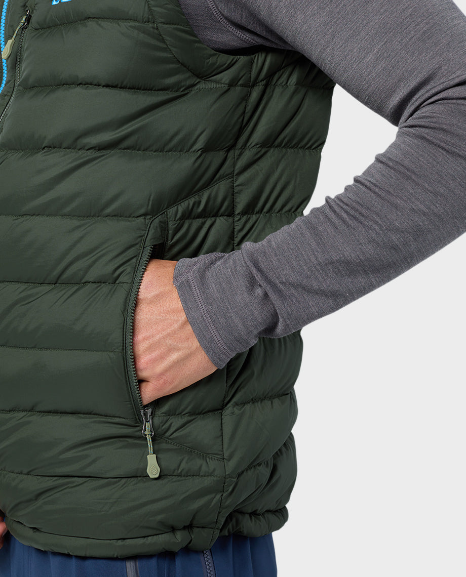 Men's Hometown Down Hooded Vest - Image 8