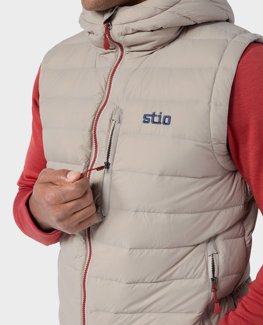 Men's Hometown Down Hooded Vest - Image 15