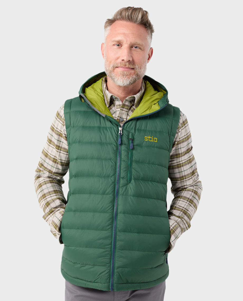 Men's Hometown Down Hooded Vest - Image 24