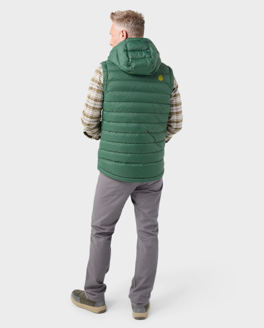 Men's Hometown Down Hooded Vest - Image 25