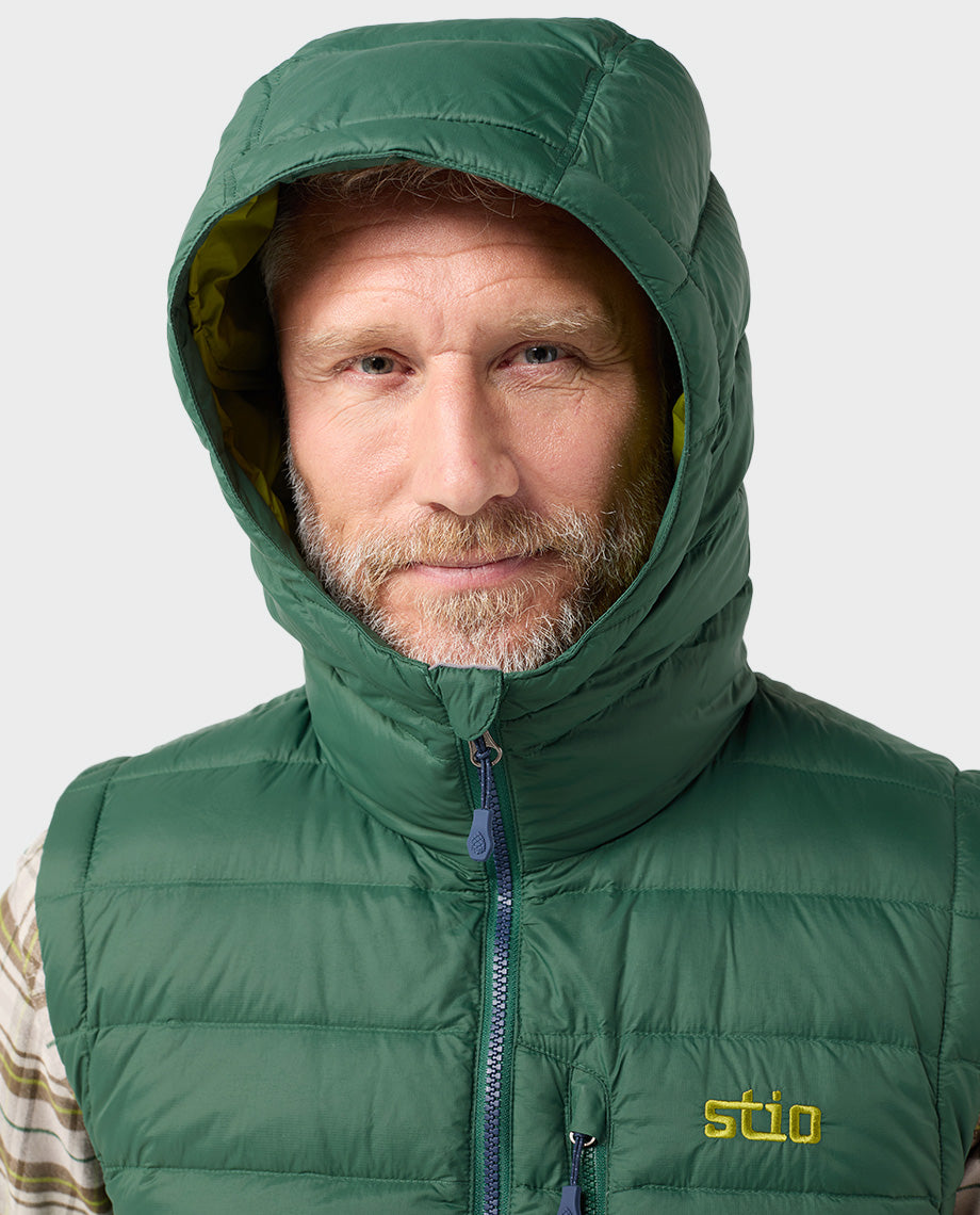 Men's Hometown Down Hooded Vest - Image 26