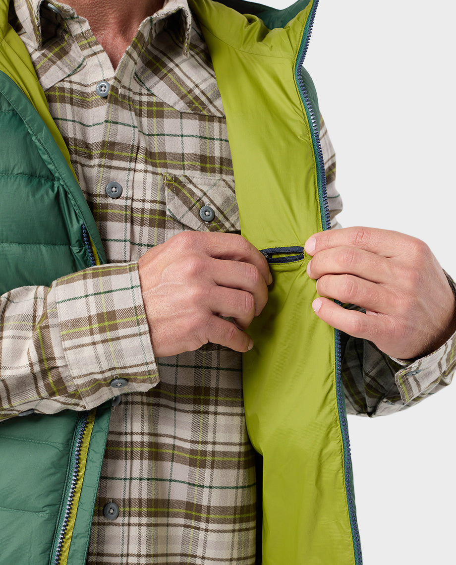 Men's Hometown Down Hooded Vest - Image 27
