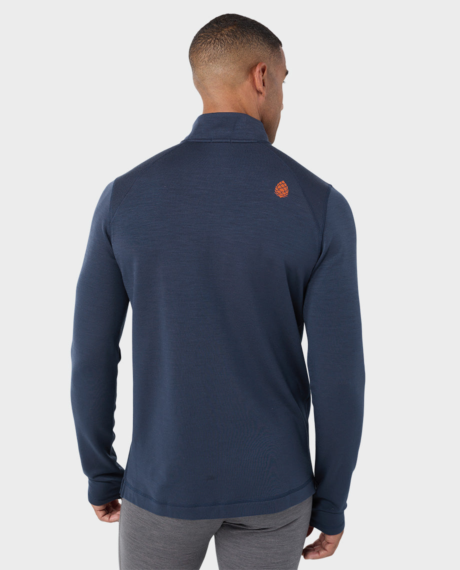 Men's Basis PeakWool Midweight Half Zip - Image 11