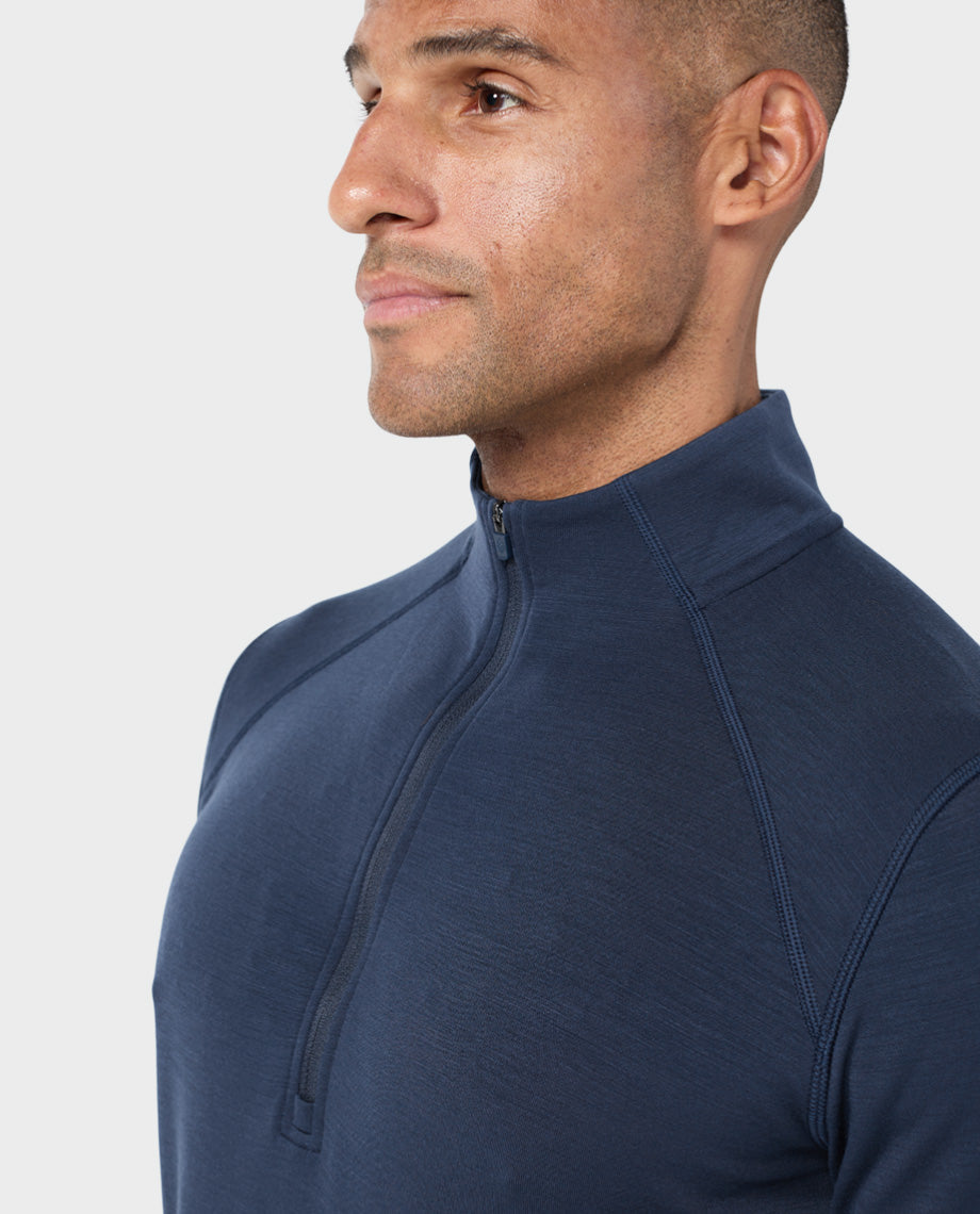 Men's Basis PeakWool Midweight Half Zip - Image 13