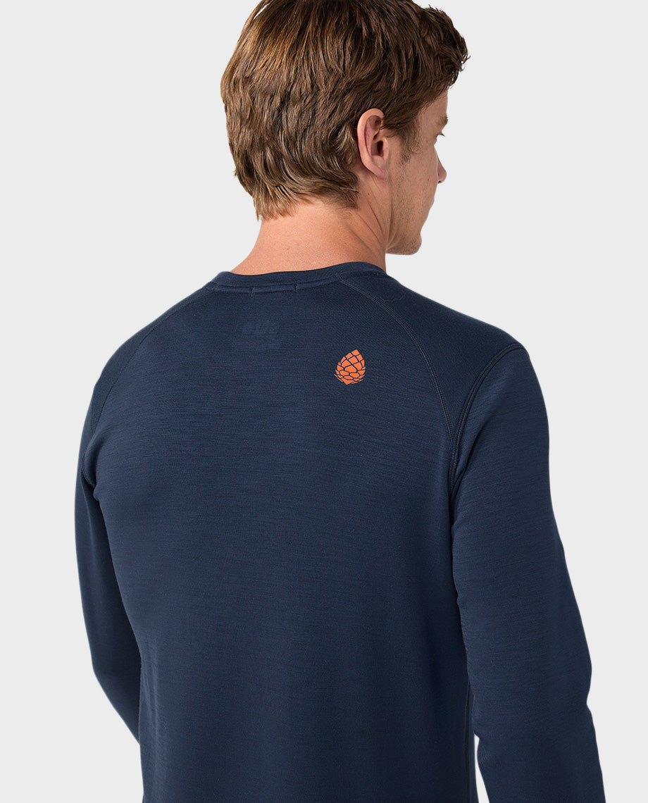 Men's Basis PeakWool Midweight Crew LS - Image 13