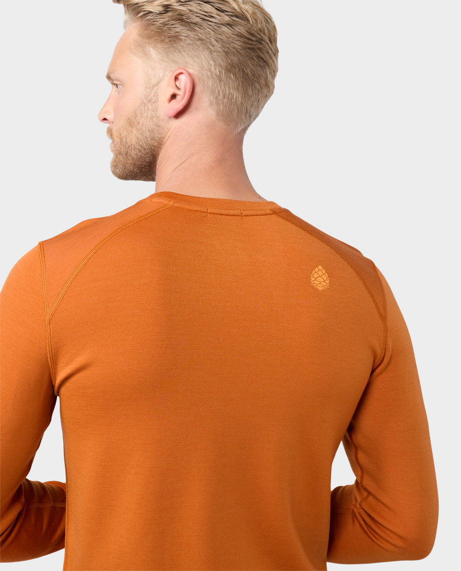 Men's Basis PeakWool Midweight Crew LS - Image 21