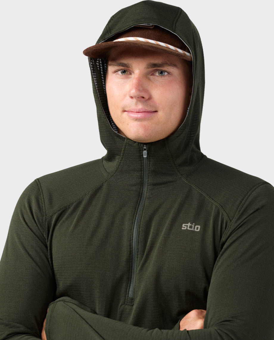Men's Trax Power Grid Half Zip Hoodie - Image 30
